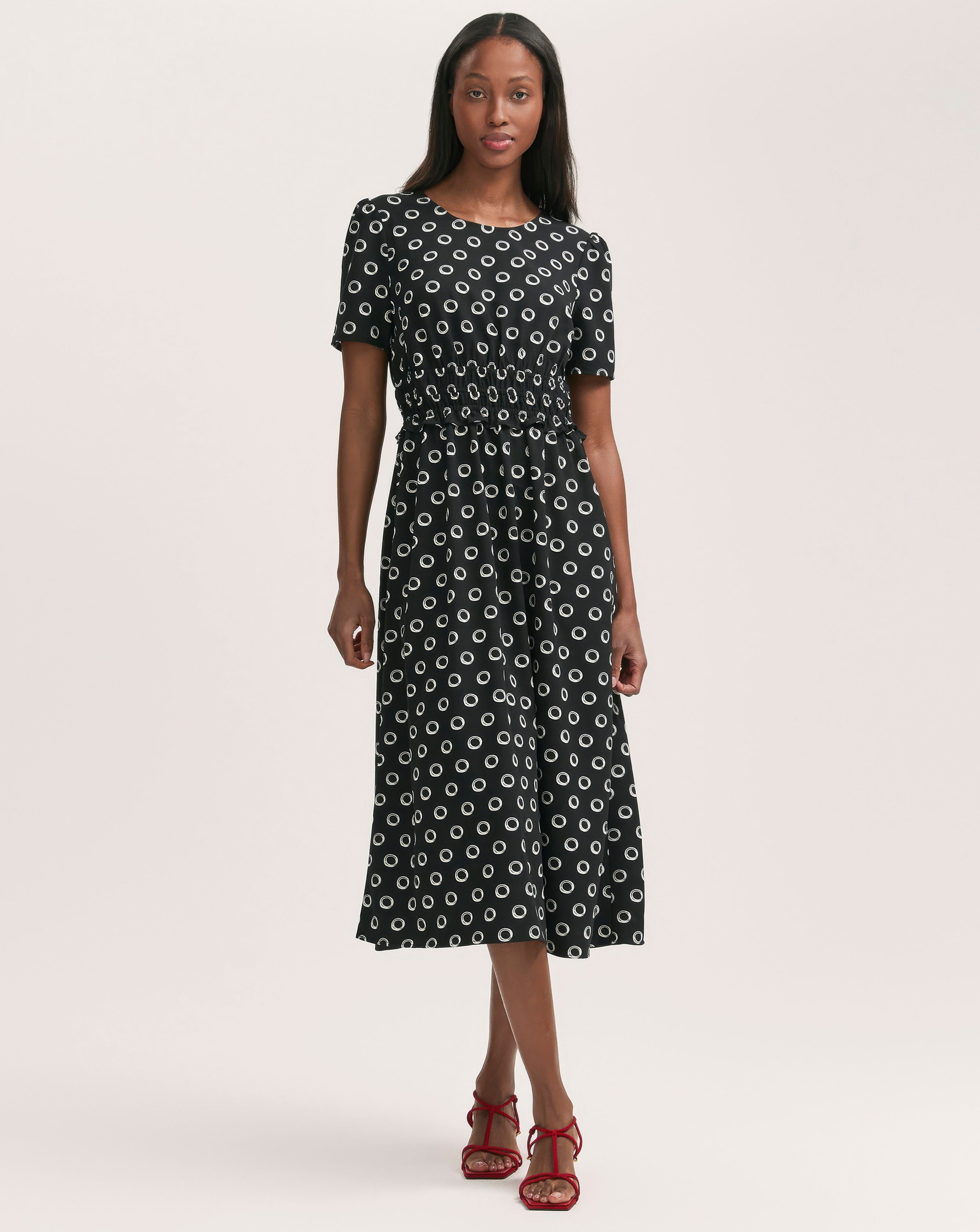 Finery London Ruched Waist Dress