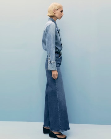 Mango High-Rise Wide Leg Jeans