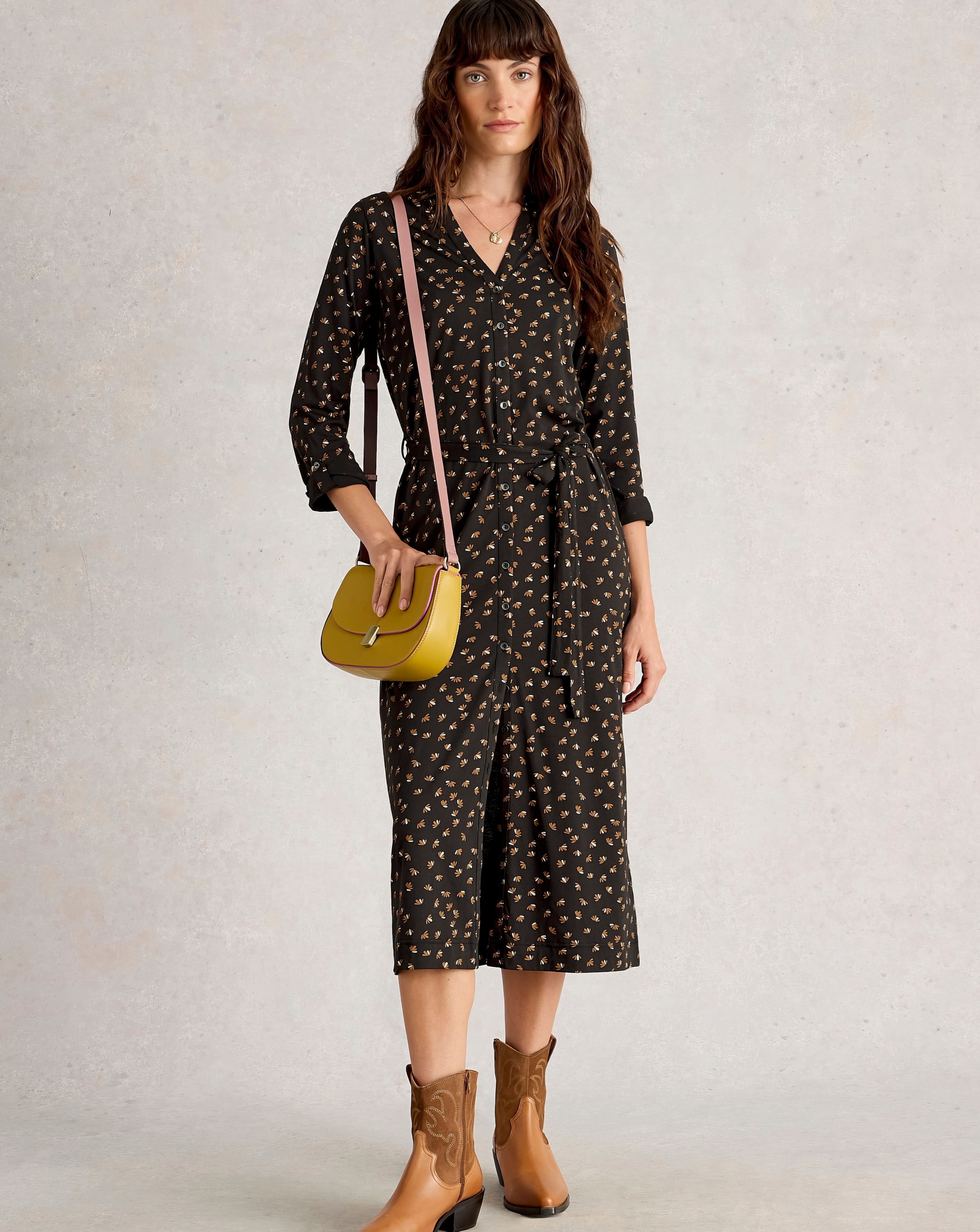 White Stuff Annie Jersey Shirt Dress