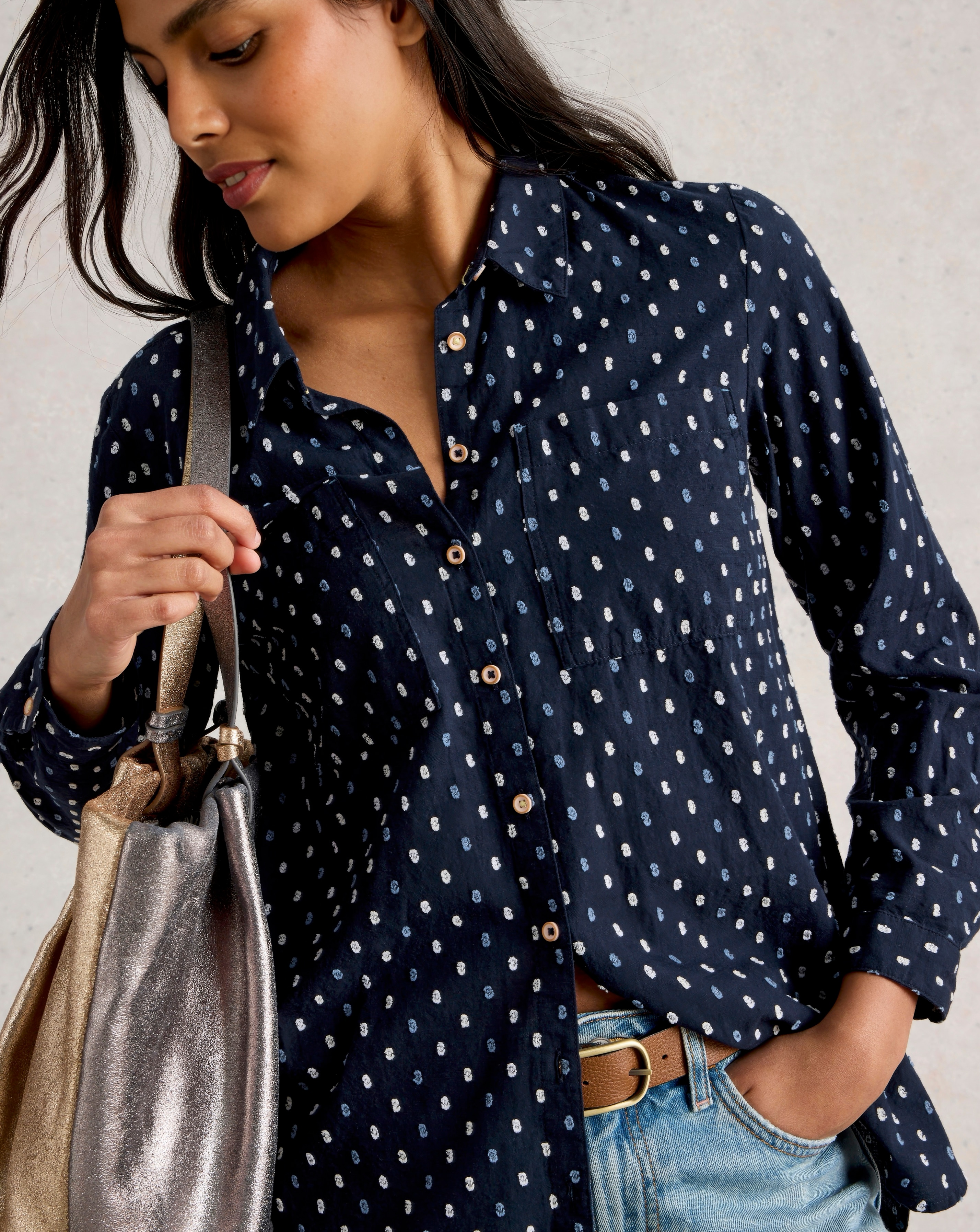 White Stuff Sophie Longline Shirt