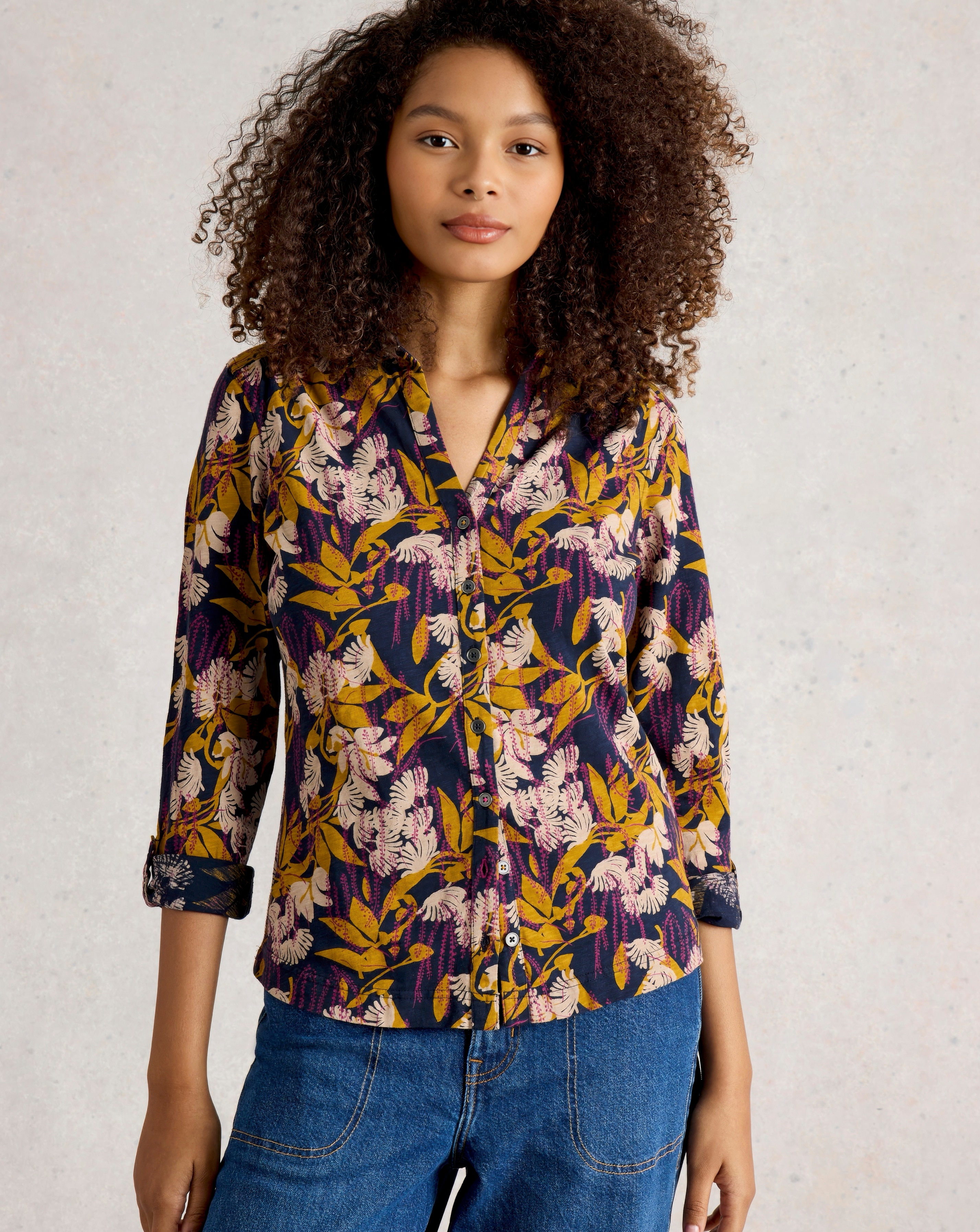 White Stuff Annie Jersey Shirt