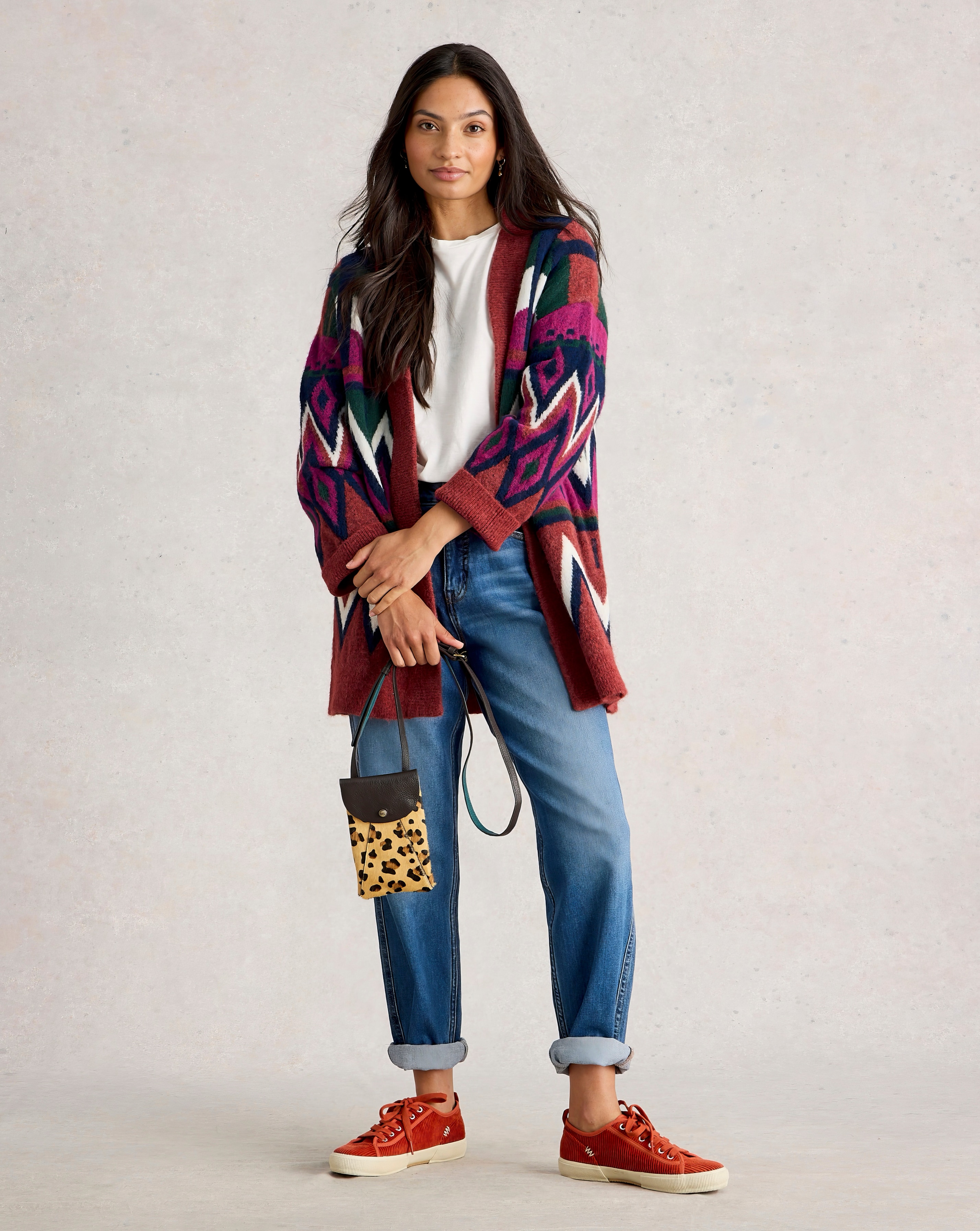 White Stuff Alice Abstract Cardi