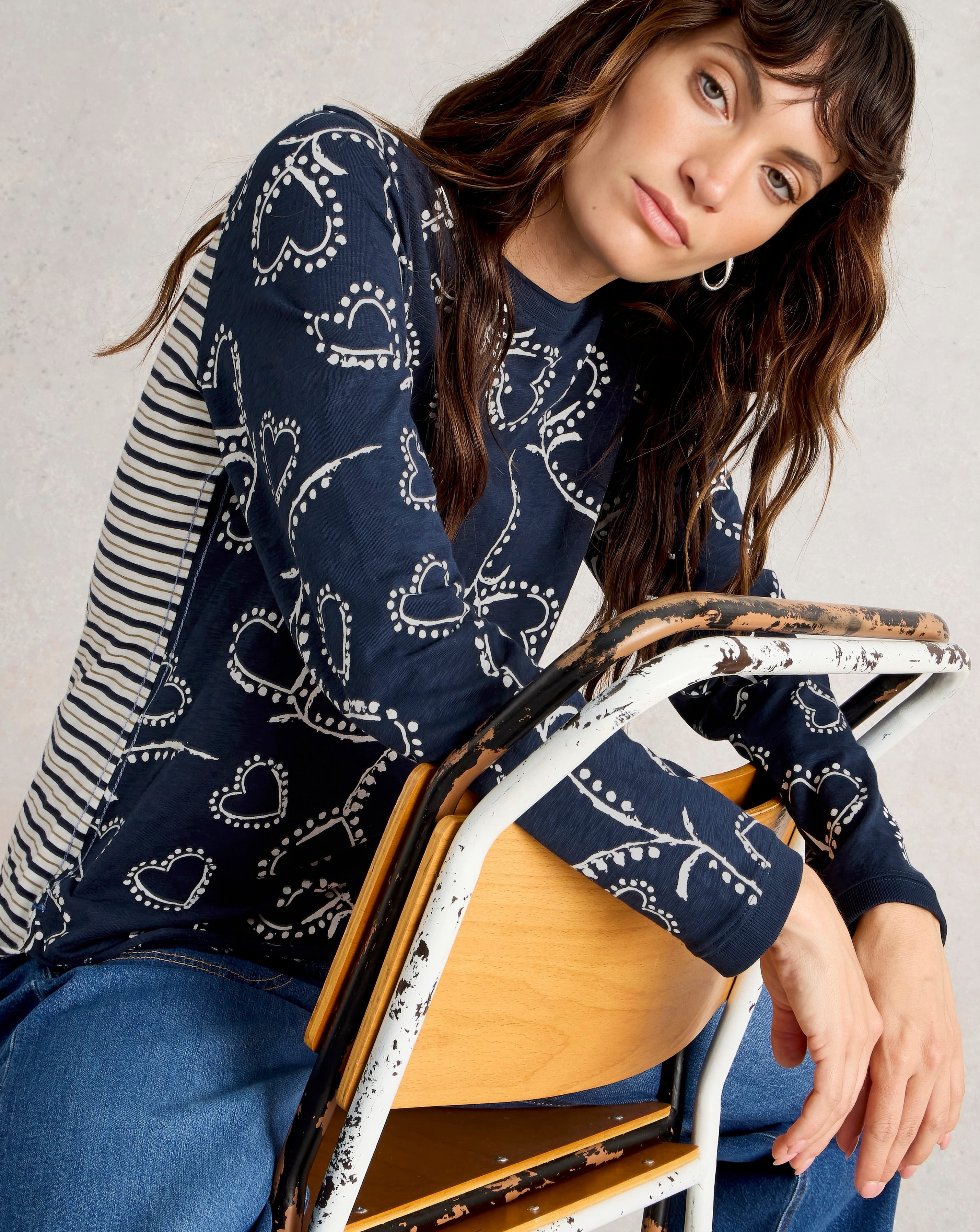 White Stuff Clara Long Sleeve Tee