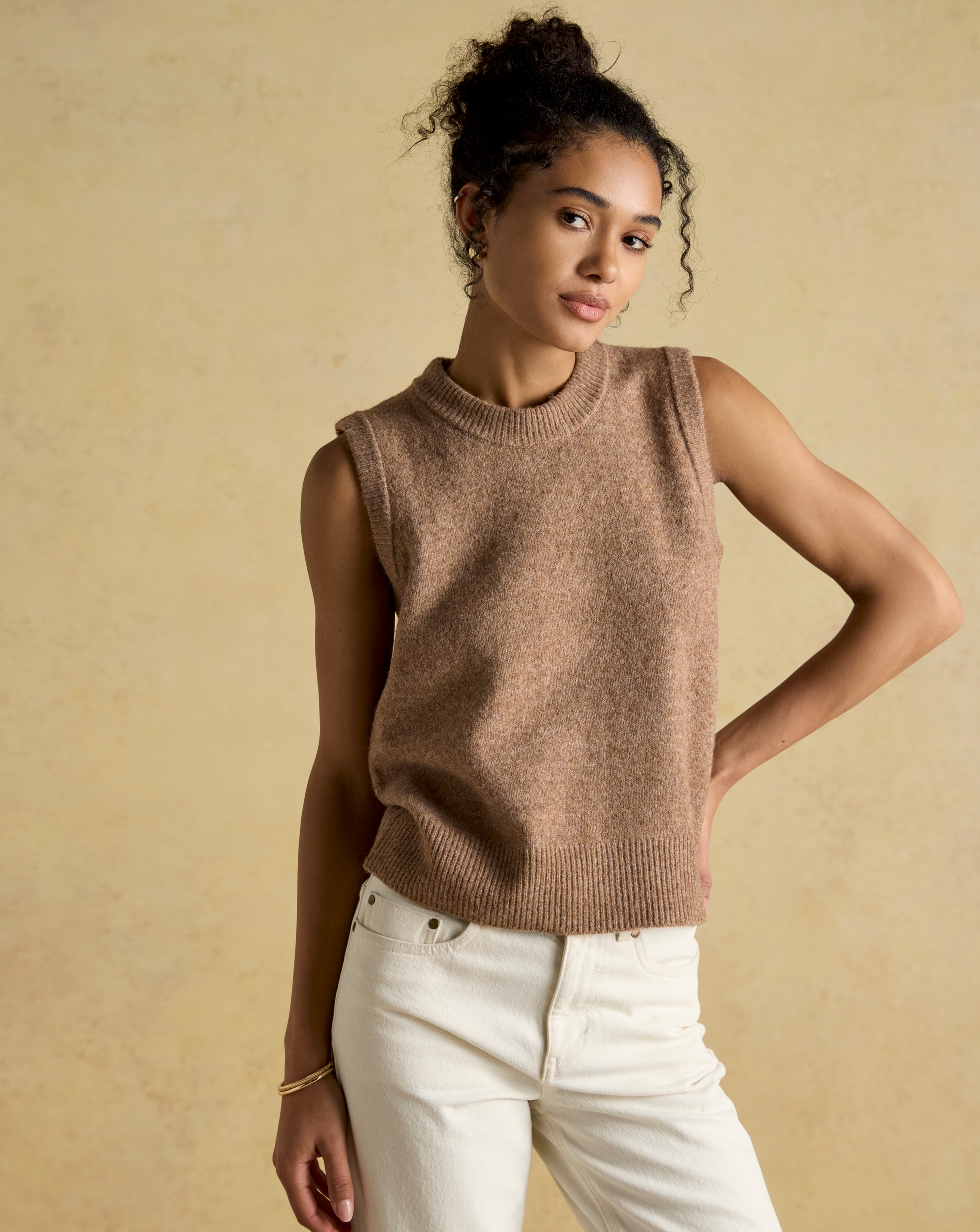 Joules Holly Knitted Crew Vest