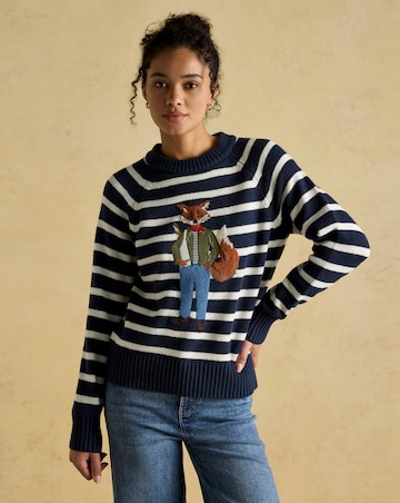 Joules Renard Jonty Fox Knitted Jumper