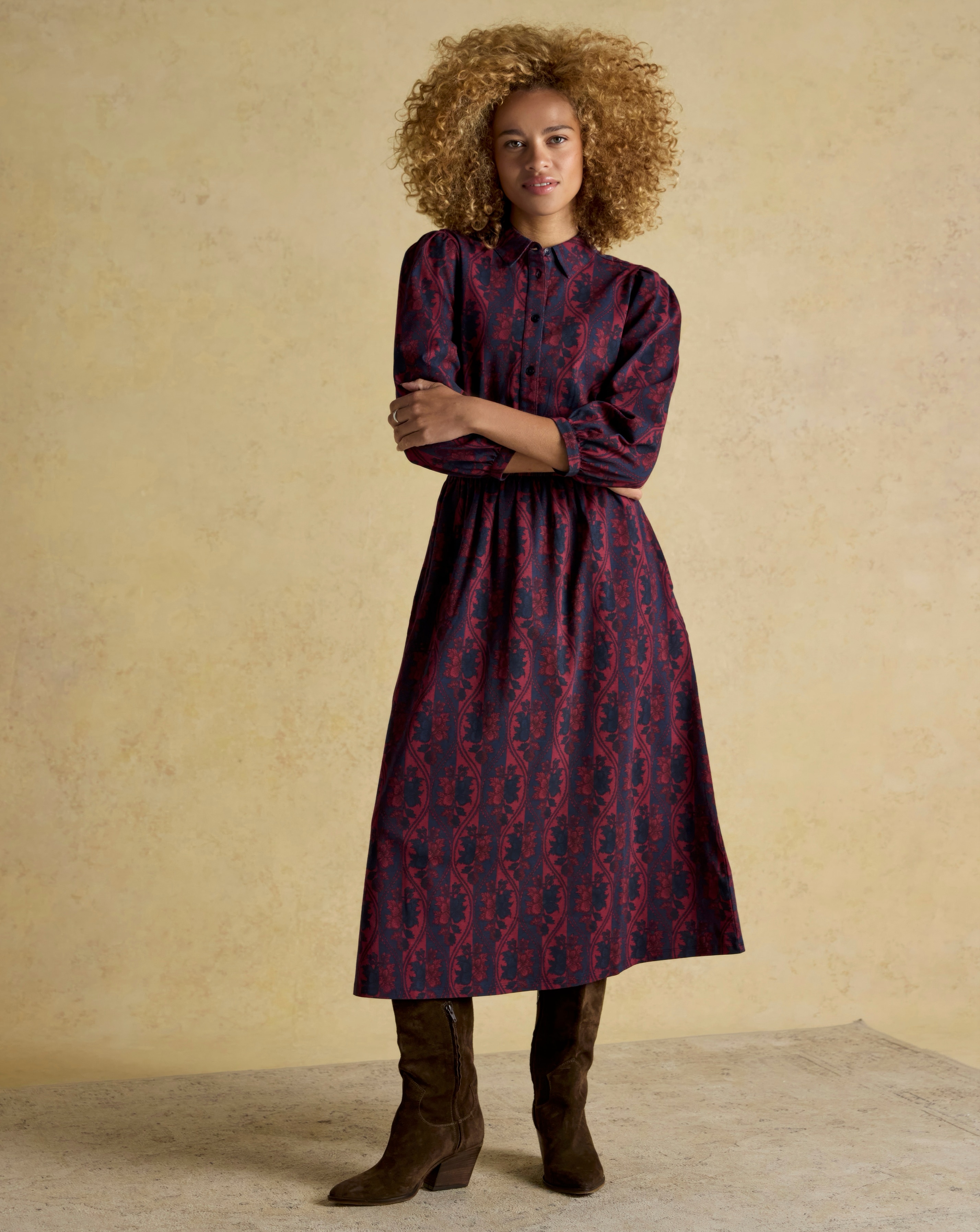 Joules Hazel Jersey Shirt Dress