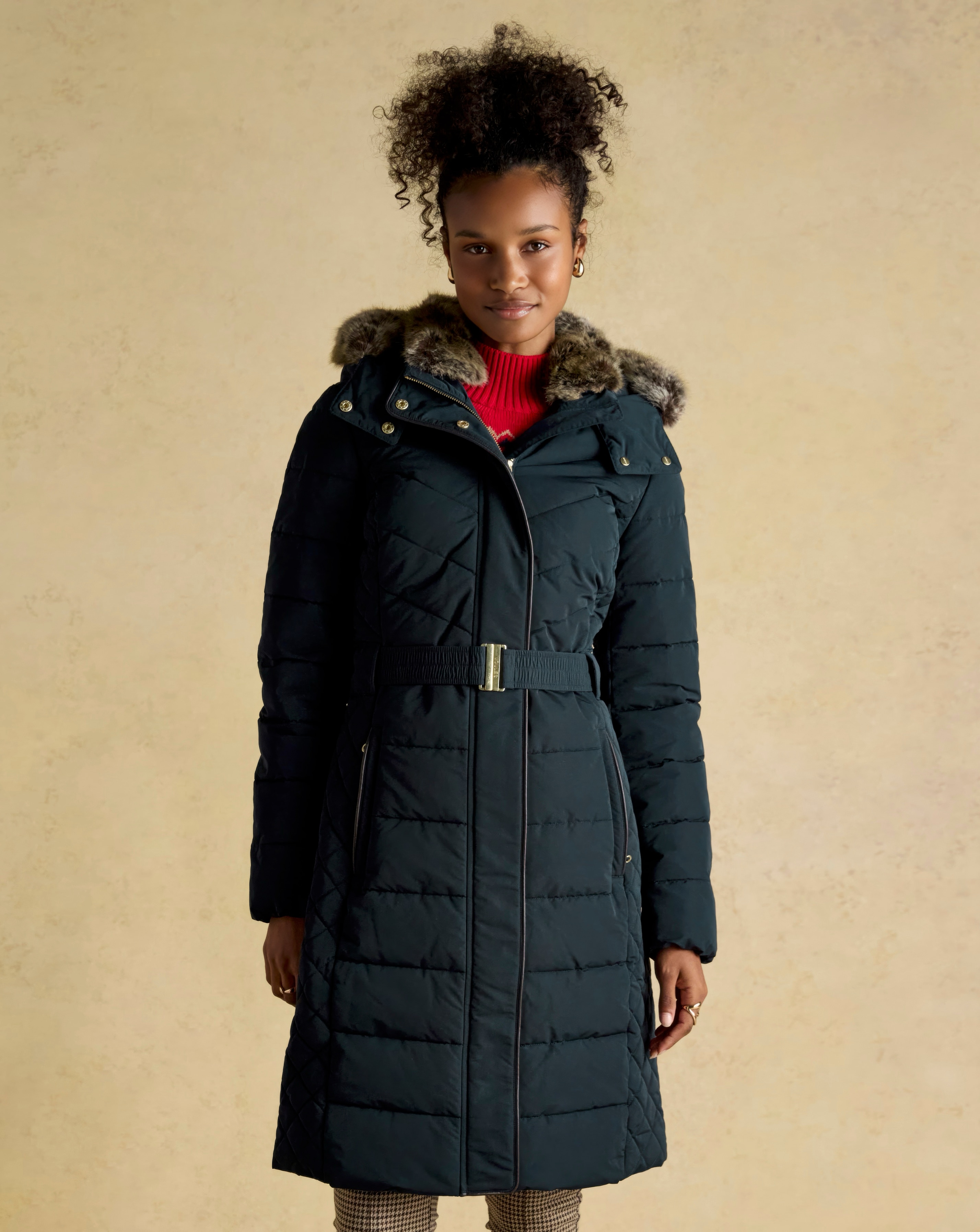 New In - Joules Aspen Showerproof Padded Coat