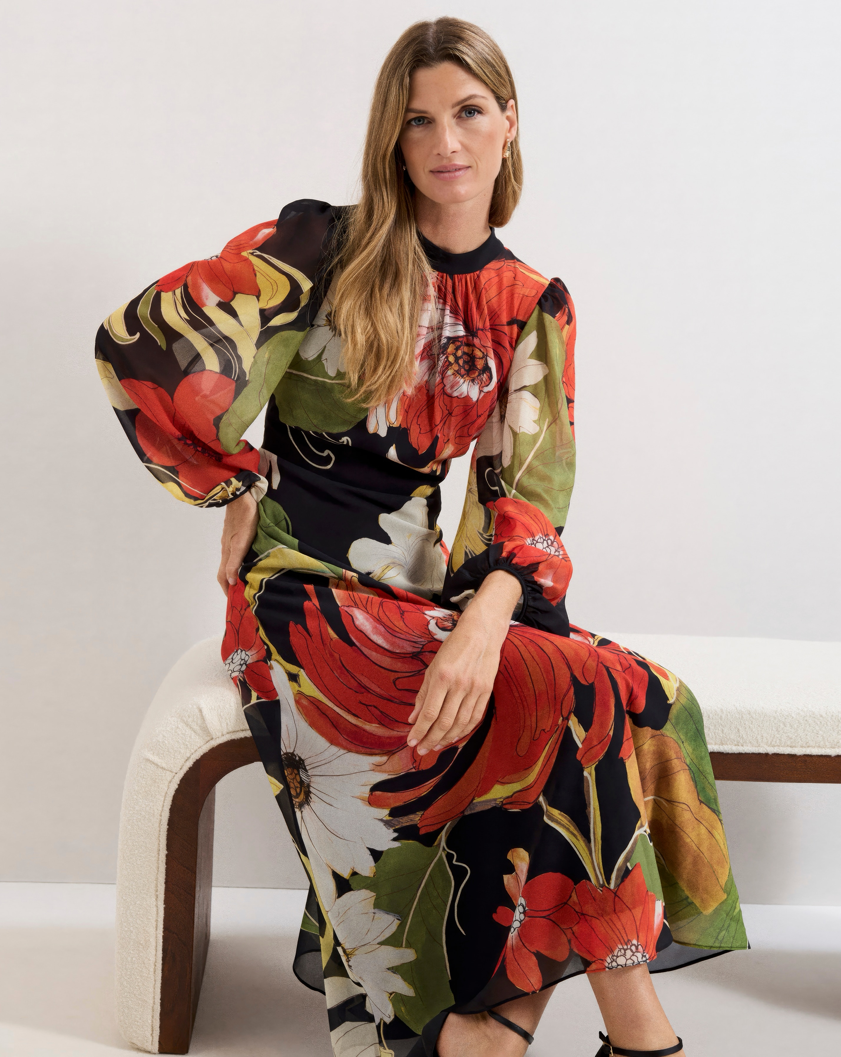 Phase Eight Eve Floral Printed Dress