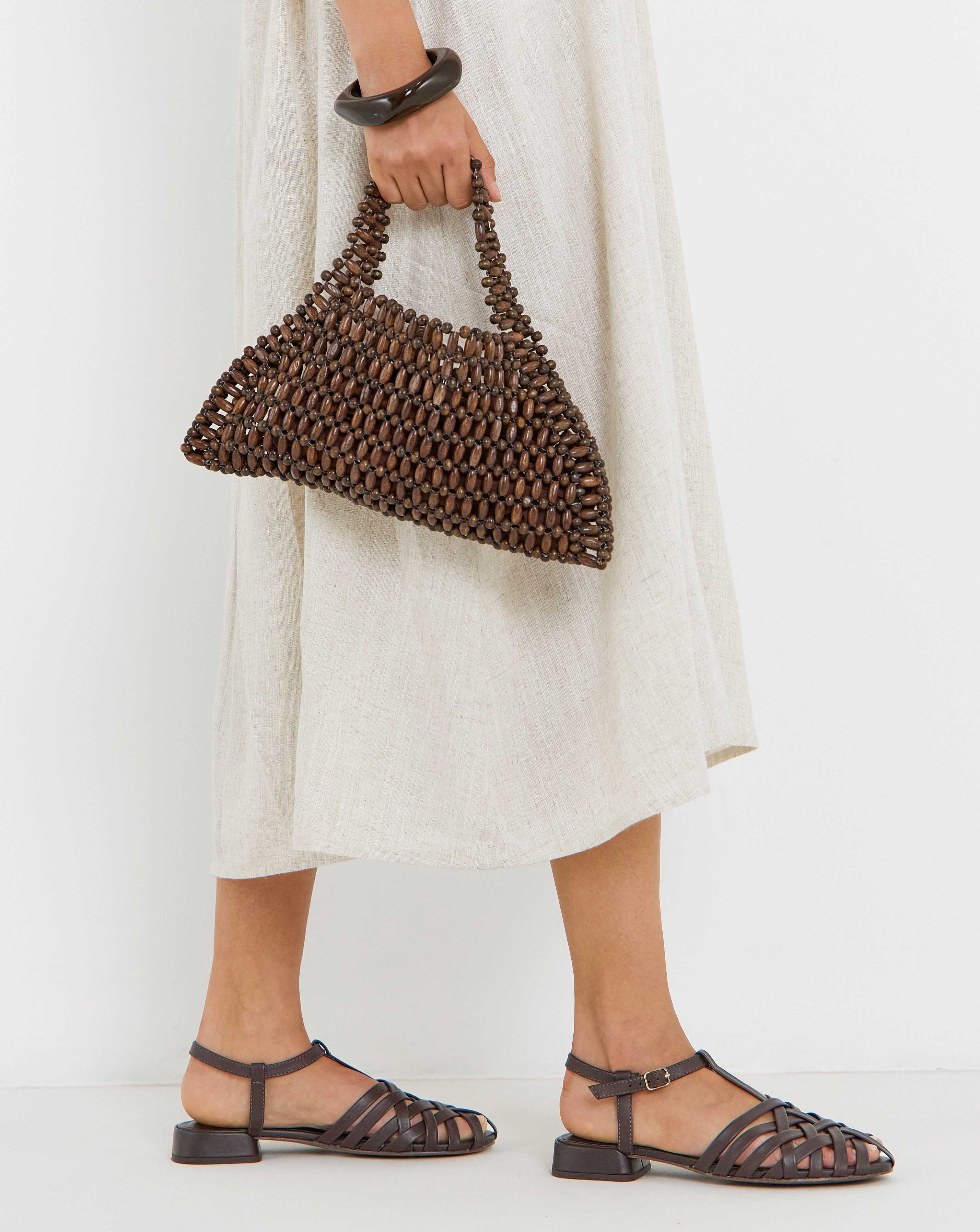 New In - Woven T Bar Shoe Wide