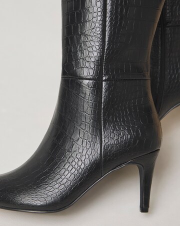 Knee High Pointed Toe Boot Ex Wide Fit