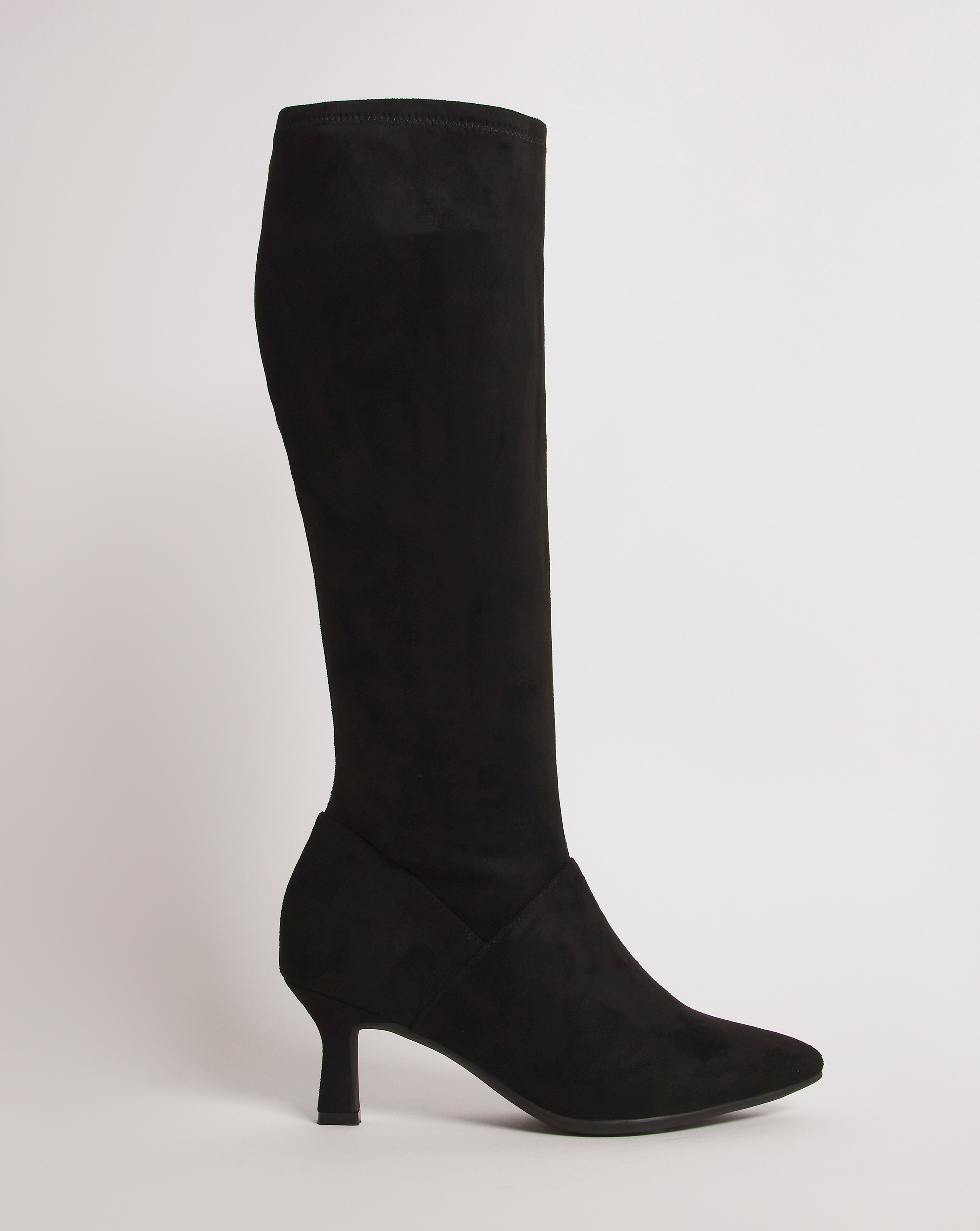 Kitten Heel High Leg Boot D Fit STD