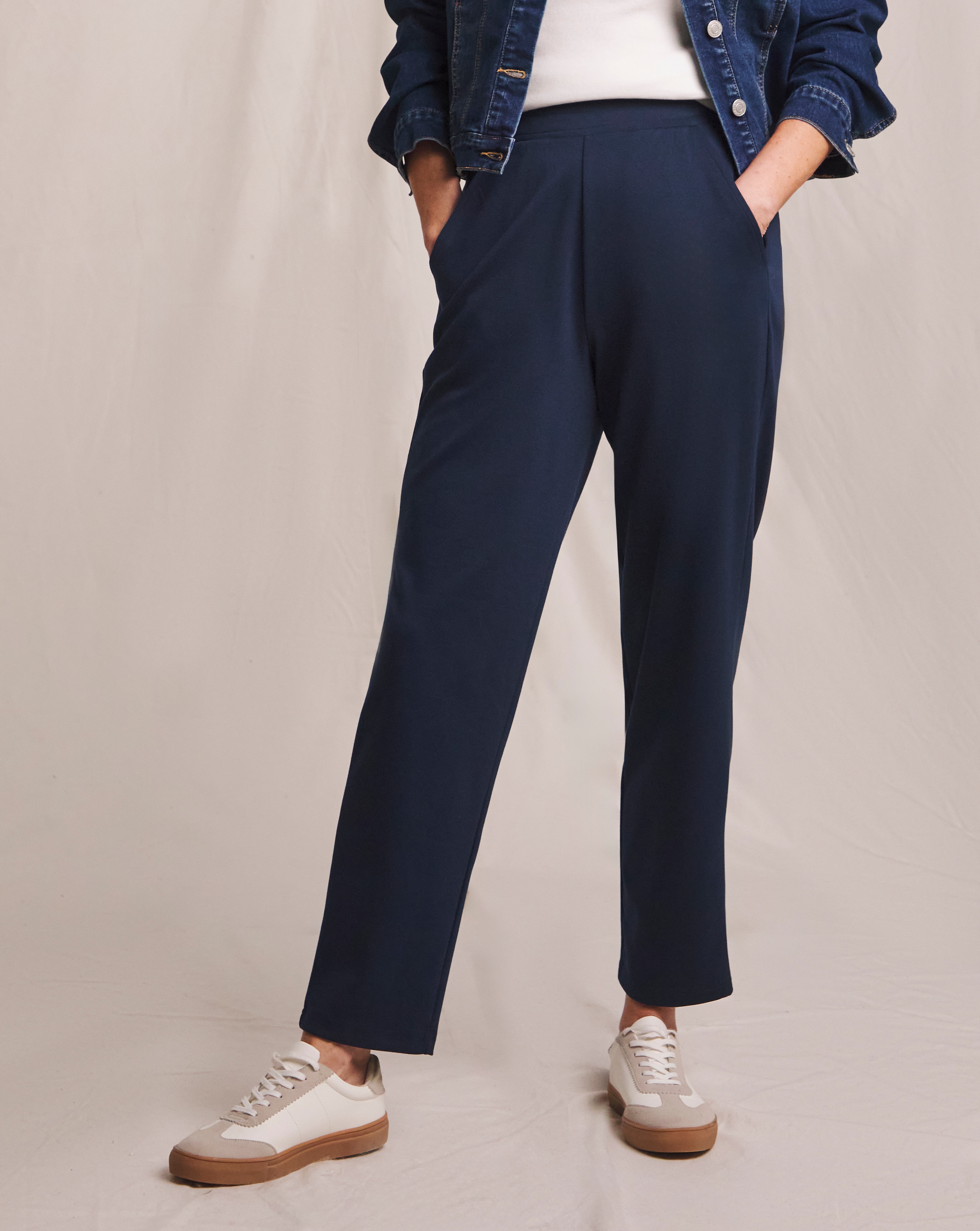 Slimma 2 Pack Pull On Tapered Trousers Short | JD Williams