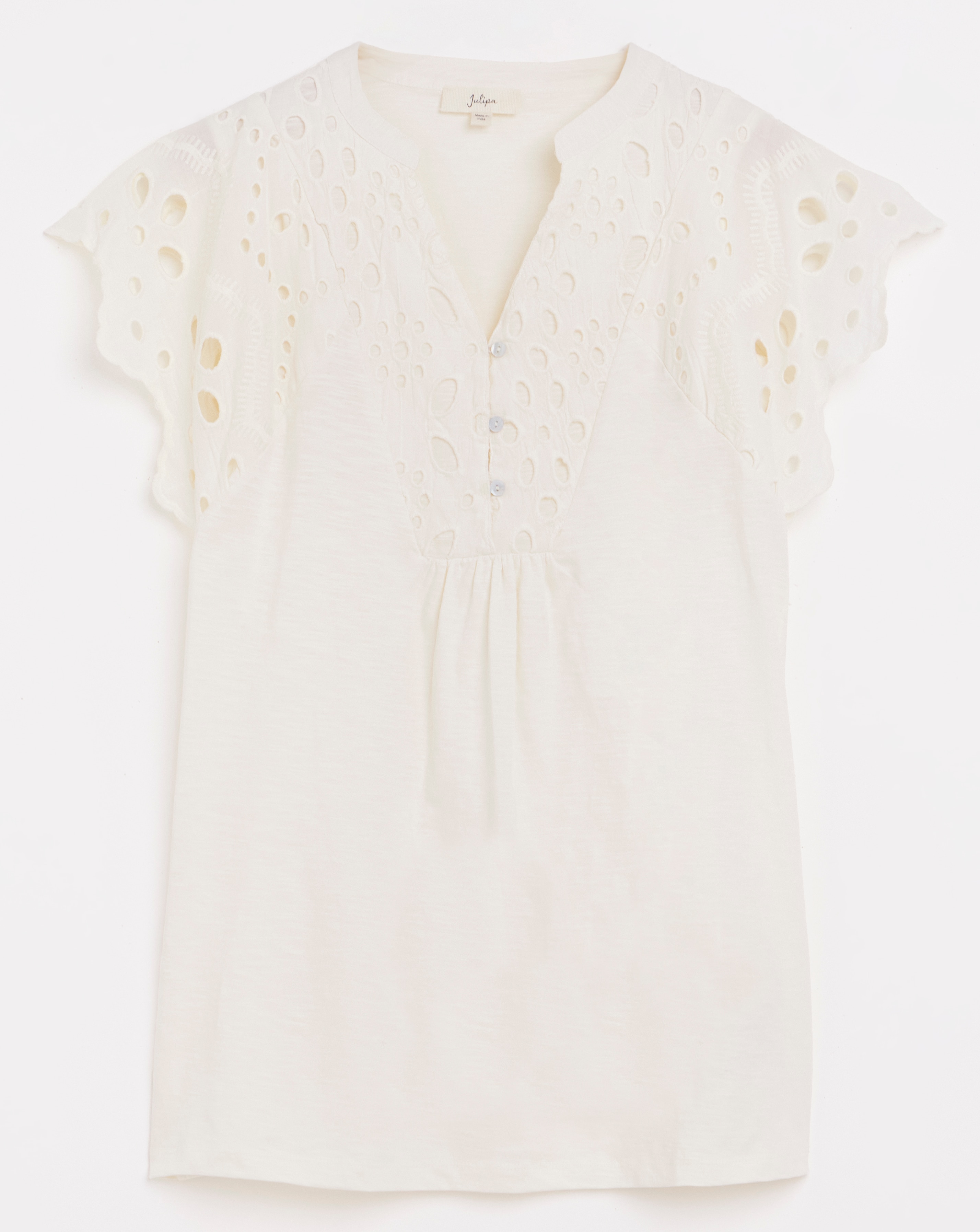 Julipa Broderie Pure Cotton Top