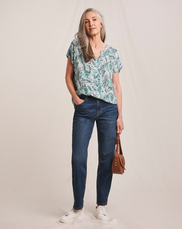 Julipa Notch Neck Top