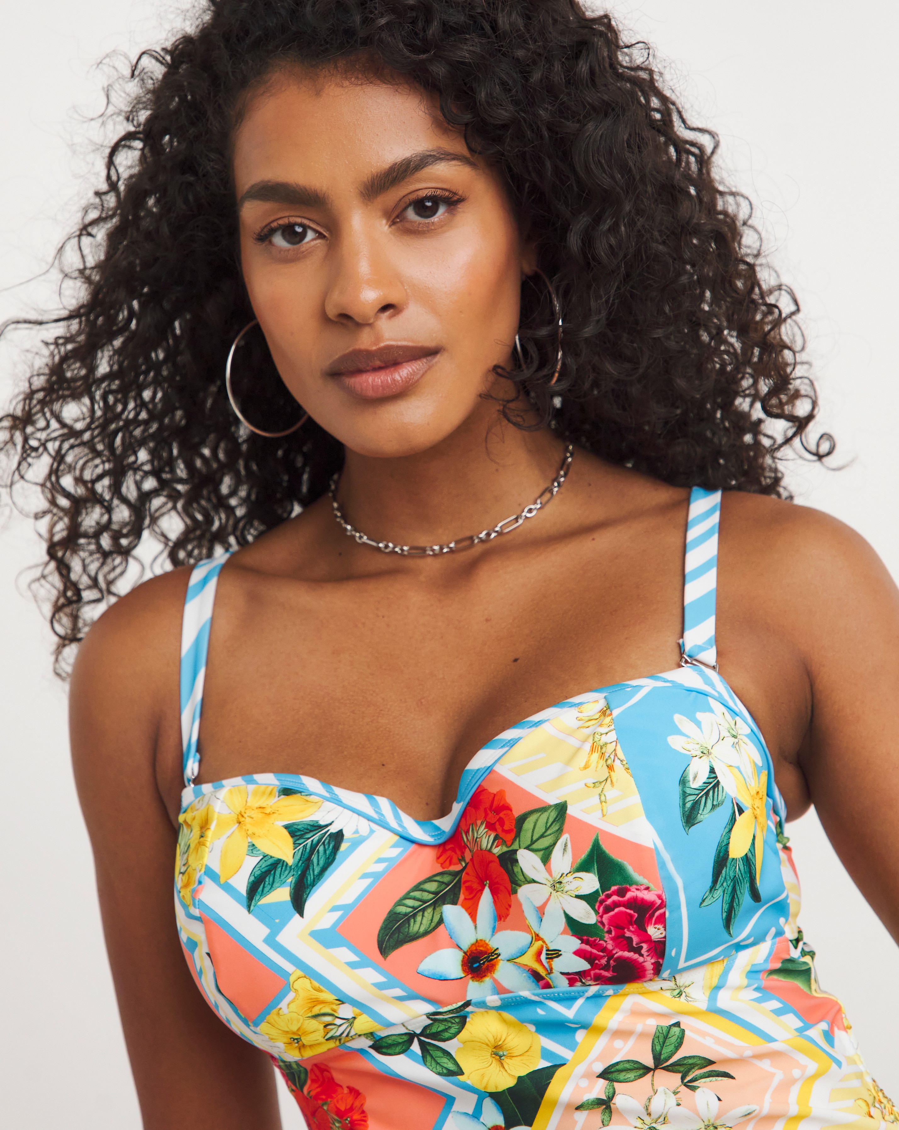 Figleaves Frida Bandeau Tankini Top | JD Williams
