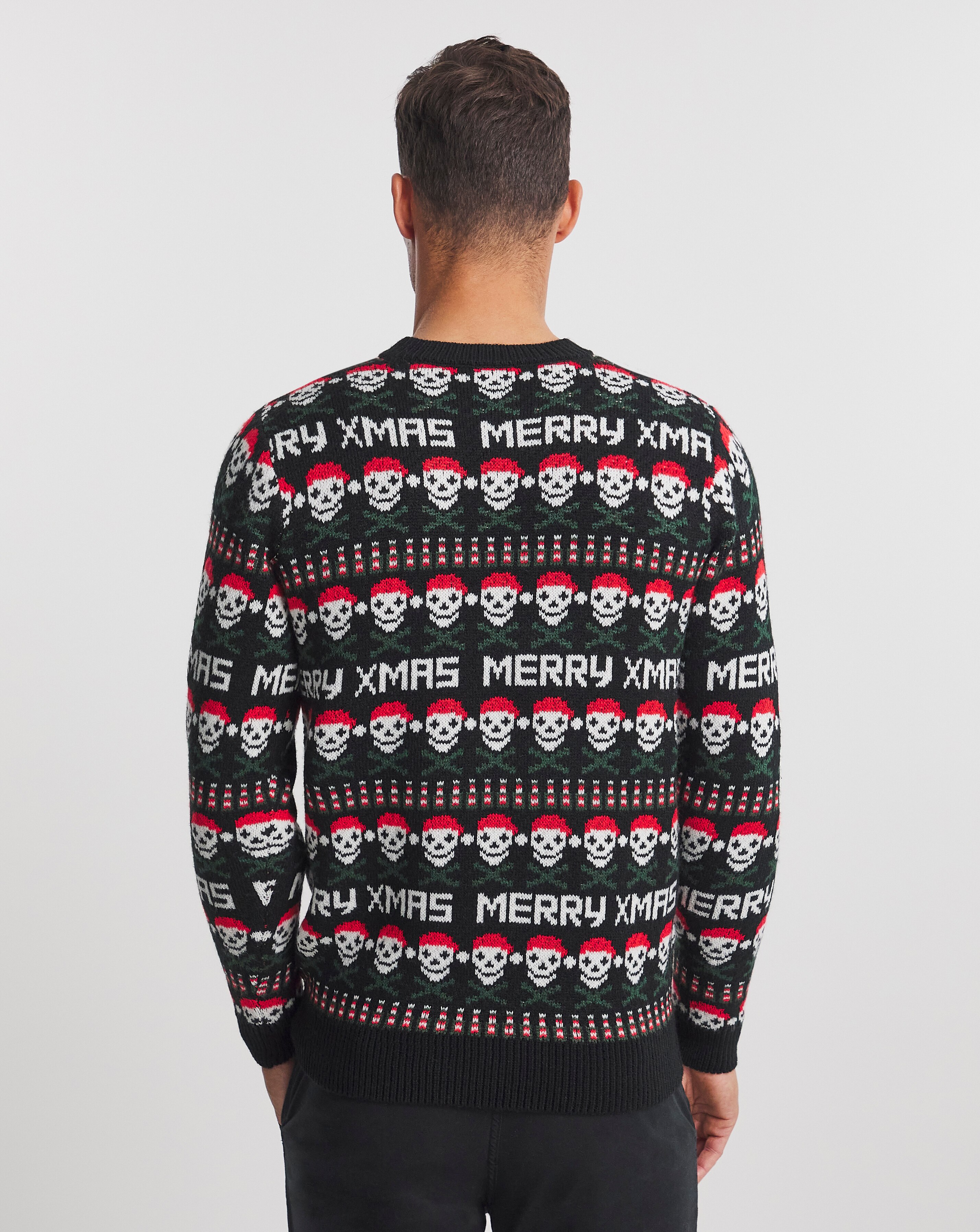 christmas skull jumper