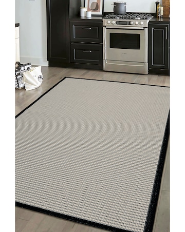 Indoor and Outdoor Border Rug