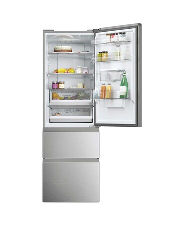 Haier 3D BM HTW5618EWMG Fridge Freezer