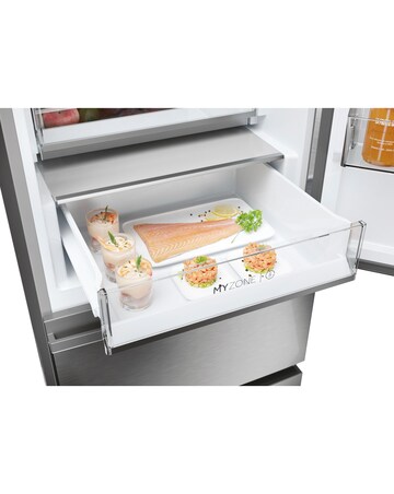 Haier 3D BM HTW5618EWMG Fridge Freezer