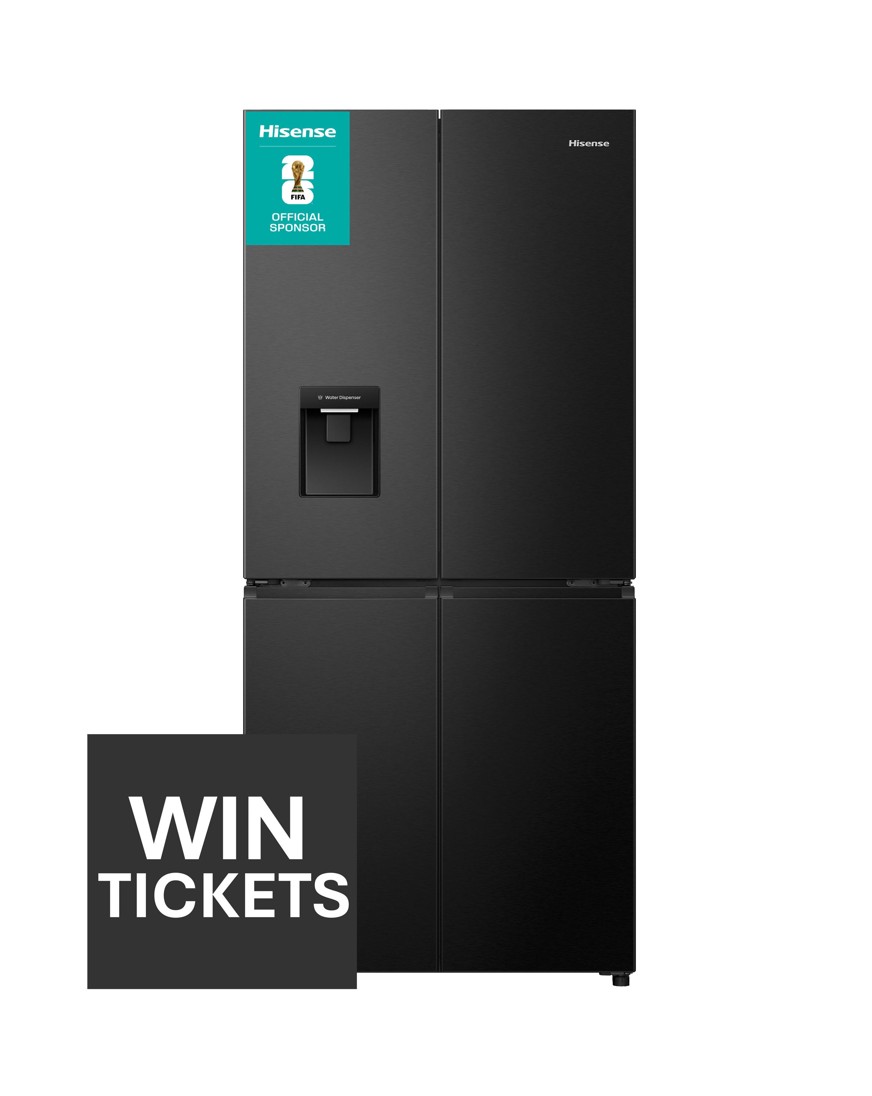 Hisense Cross Door Fridge Freezer