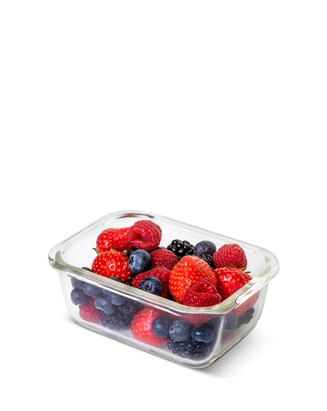 LocknLock ECO Ovenglass Set of 3 Rectangular 630ml Glass Containers