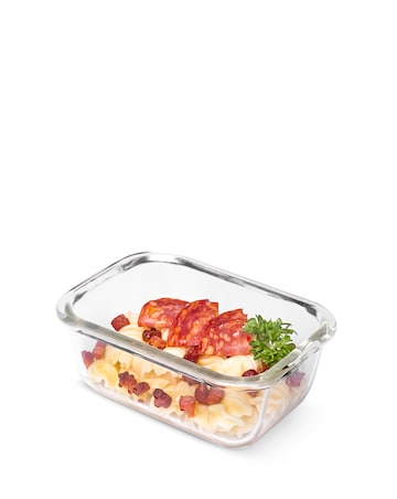 LocknLock ECO Ovenglass Set of 3 Rectangular 630ml Glass Containers