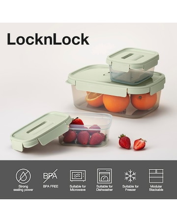 LocknLock Nest & Lock 5 Piece Container Set
