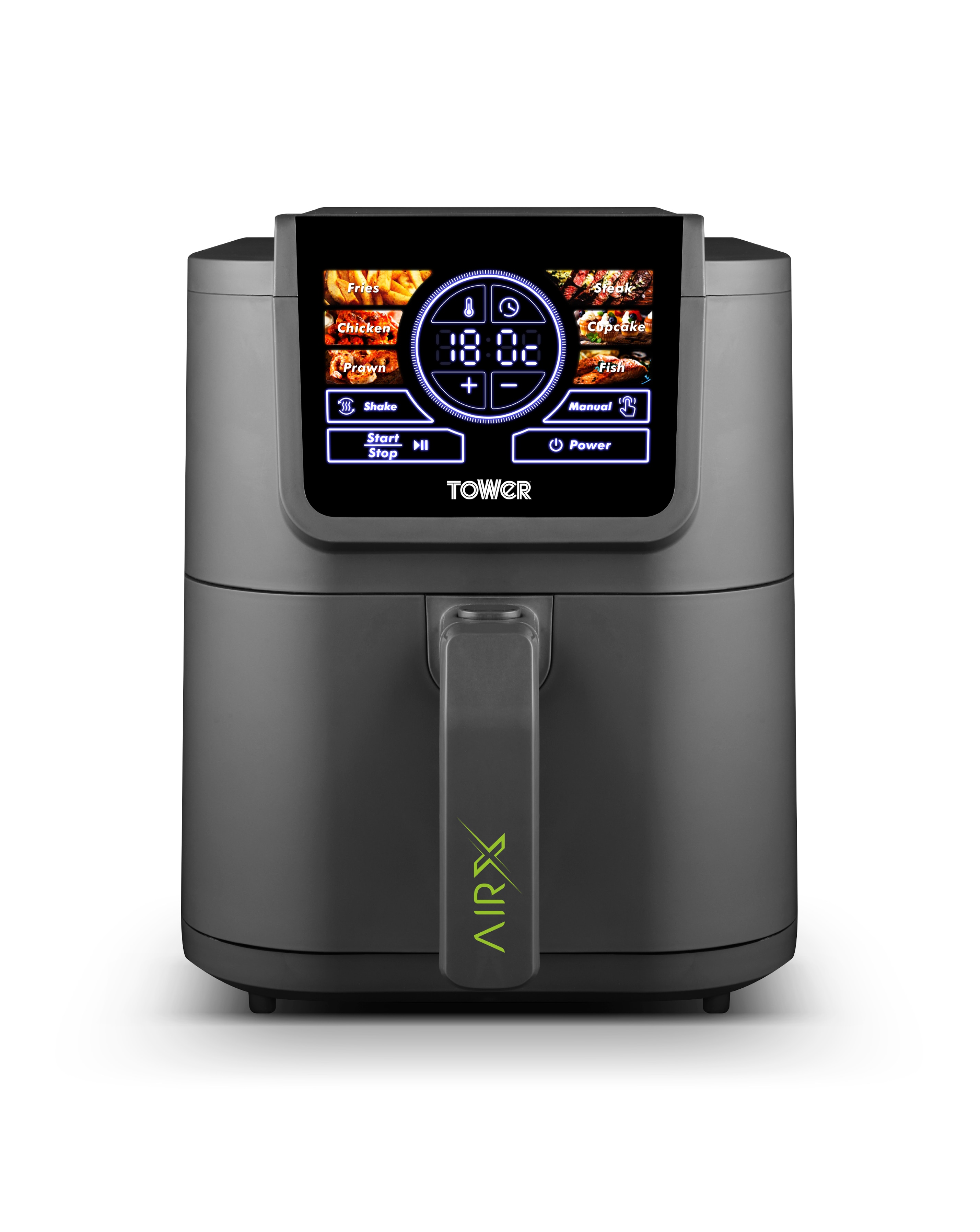 New In - Tower 8L VIPS Digital Air Fryer Grey