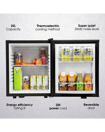 ABODE 26L QUIET/SILENT COOLER - BLACK