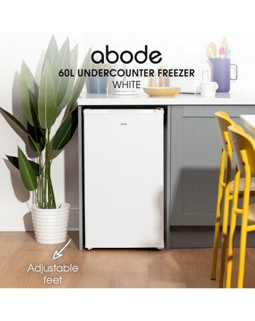 Abode 50cm Undercounter Freezer - White