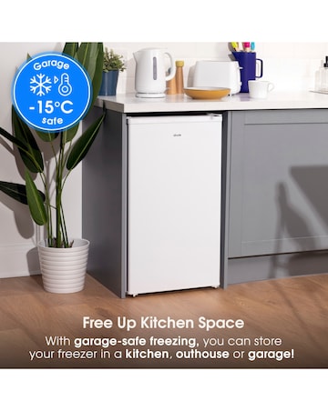 Abode 50cm Undercounter Freezer - White
