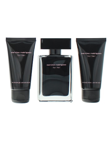 Narciso Rodriguez For Her 3 Piece Gift Set: Eau de Toilette 50ml - Body Lotion 5