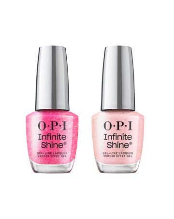 OPI Infinite Shine Duo Sneak a Pink and Glossed in Your Thoughts