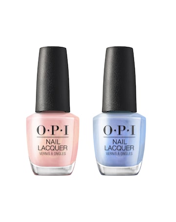 OPI Nail Varnish Duo Reccurin Gleam and Happy Play-ce