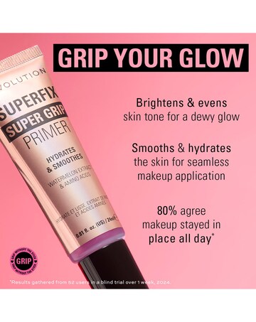 Revolution Superfix Prep & Fix Duo, Super Fix Misting Spray & Super Grip Primer