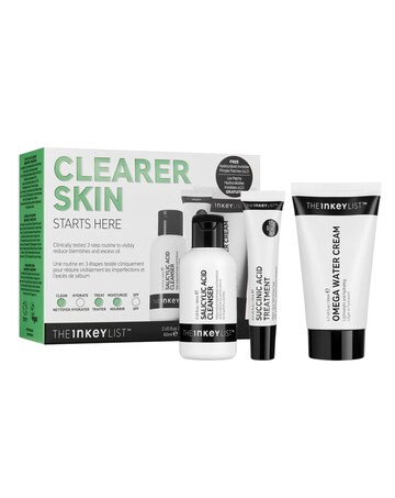 The INKEY CLEARER SKIN Skincare Gift Set