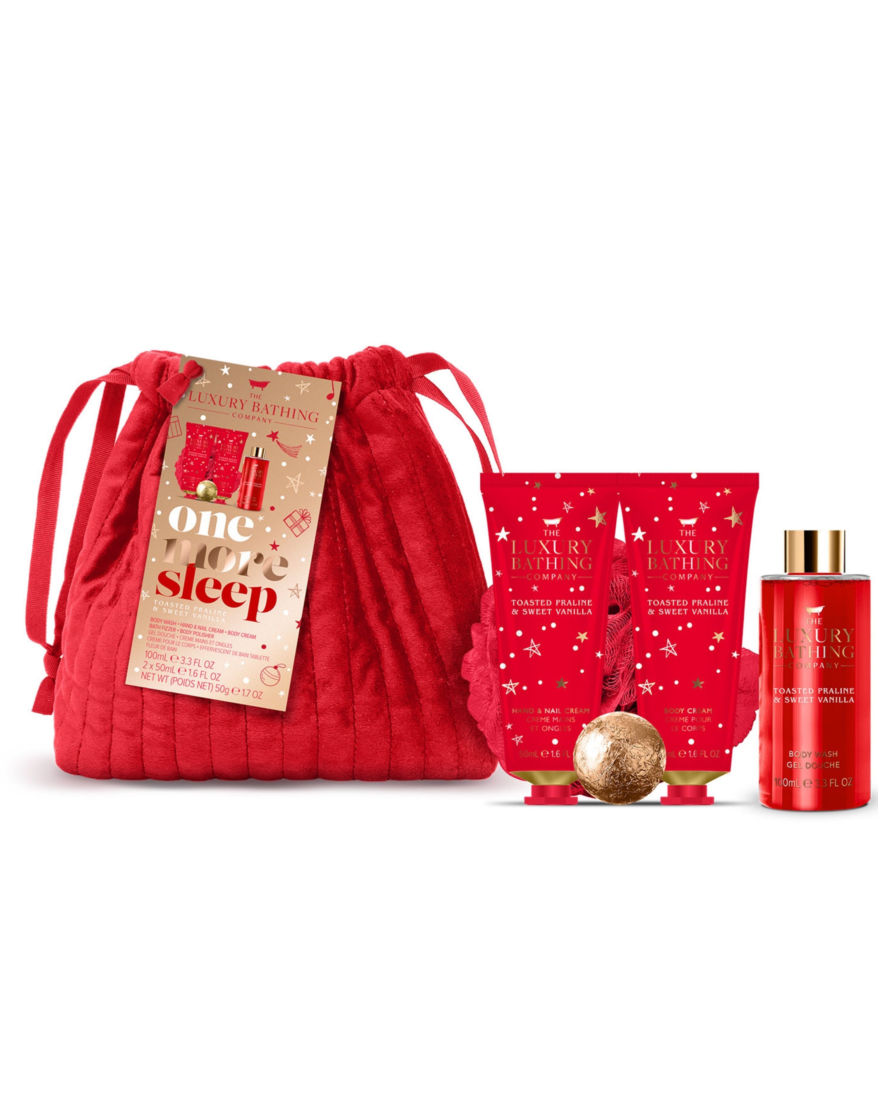 Luxury Bathing Bag Set Vanilla & Praline