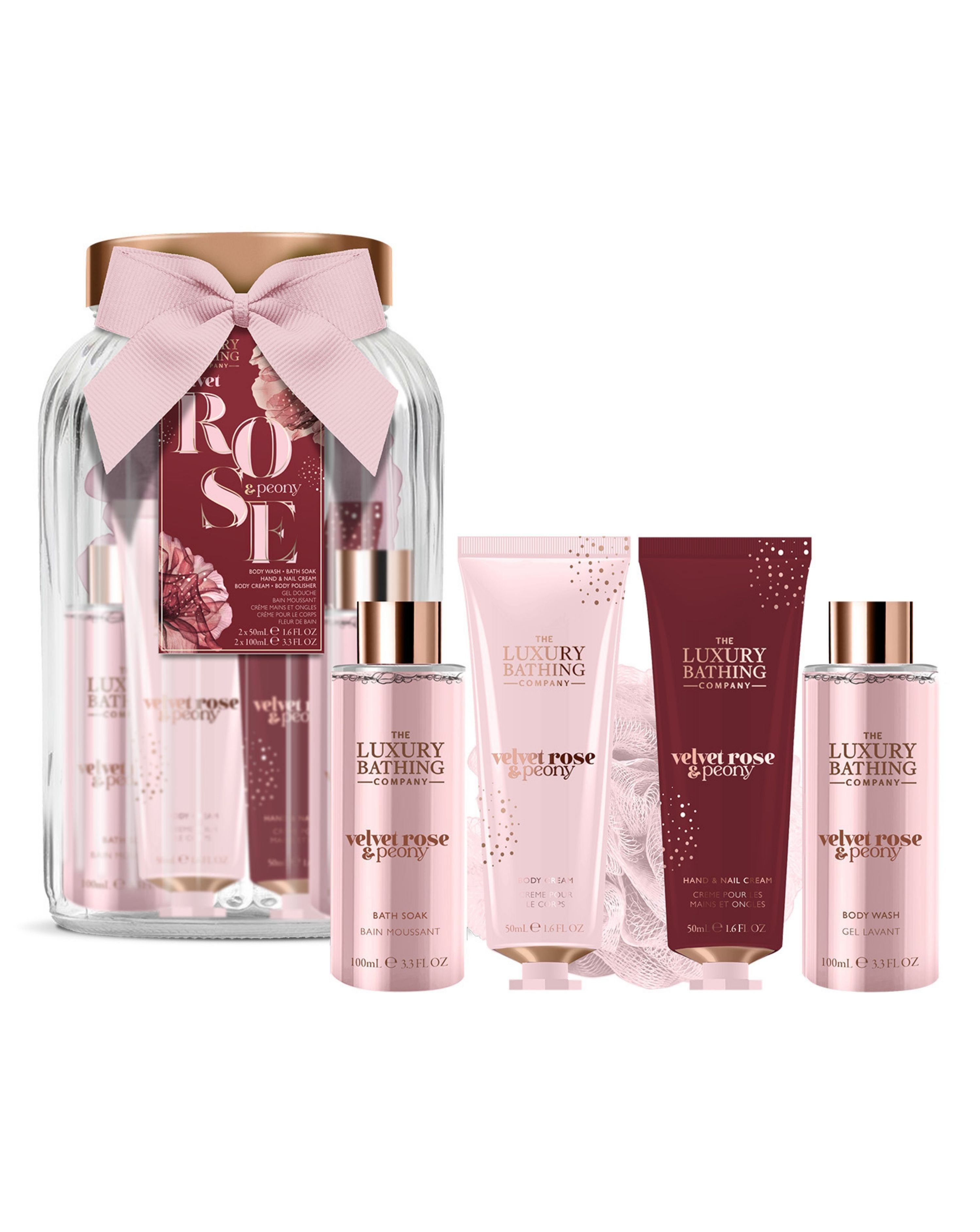 Luxury Bathing Set Velvet Rose & Peony