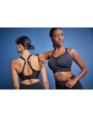 Panache Boundless High Impact Non Wired Sport Bra Black