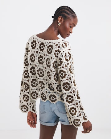 Simply Be Crochet Patchwork Jumper