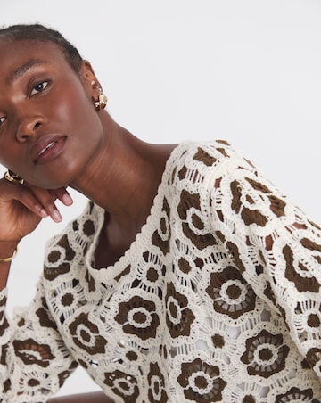 Simply Be Crochet Patchwork Jumper