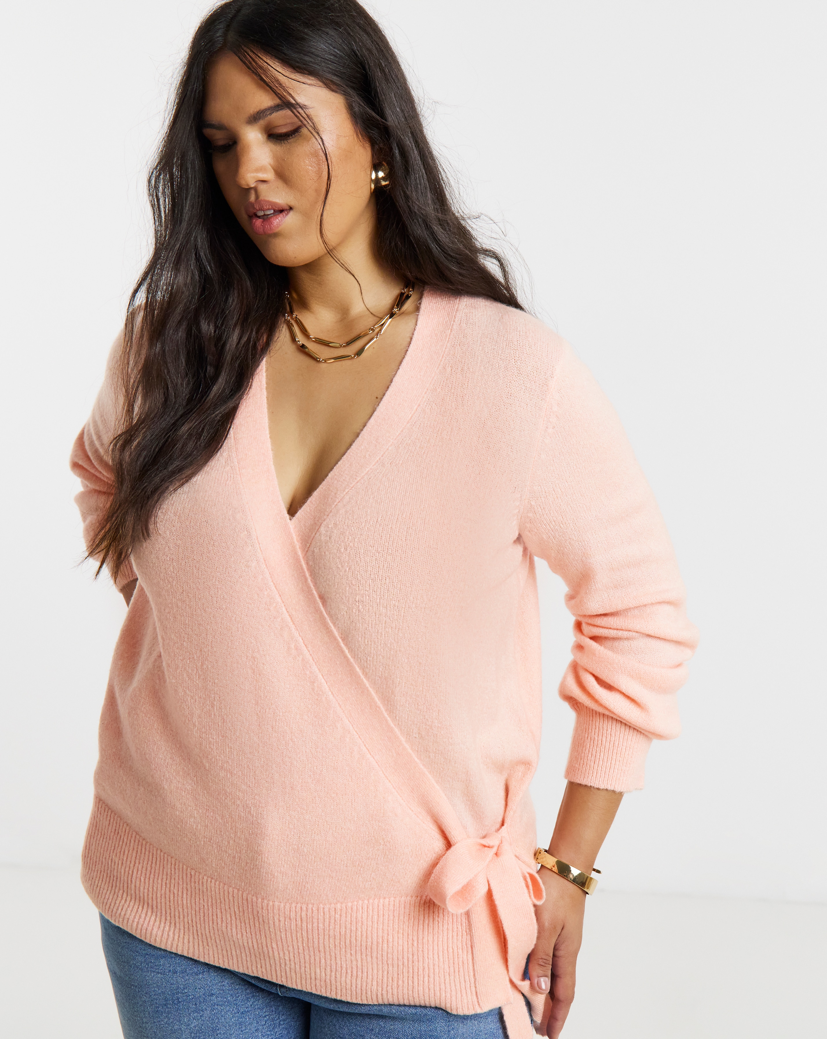 New In - Simply Be Ballet Wrap Cardigan