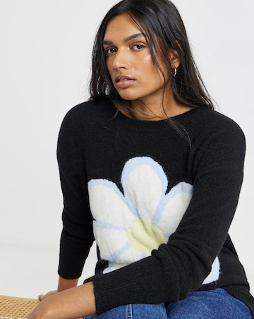 Simply Be Daisy Graphic Jumper