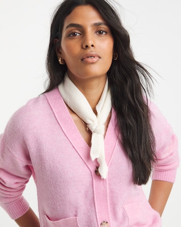 Simply Be Pink V-Neck Cardigan