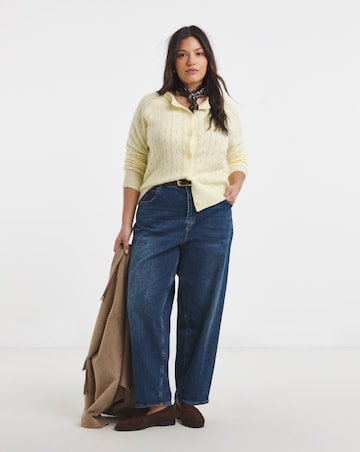 Yellow Soft Touch Pointelle Cardigan