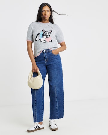 Short Sleeve Tipped Pet Pals Jumper