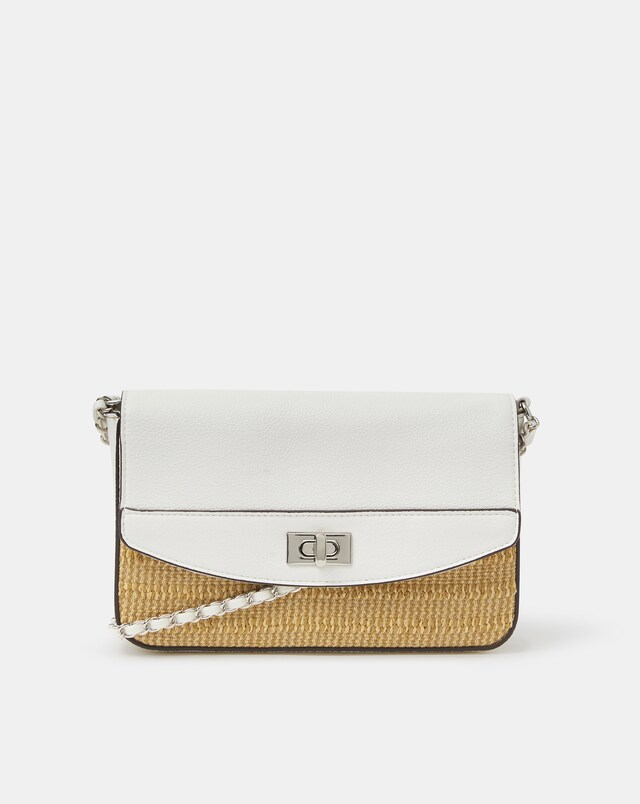 Accessorize Raffia Crossbody Bag