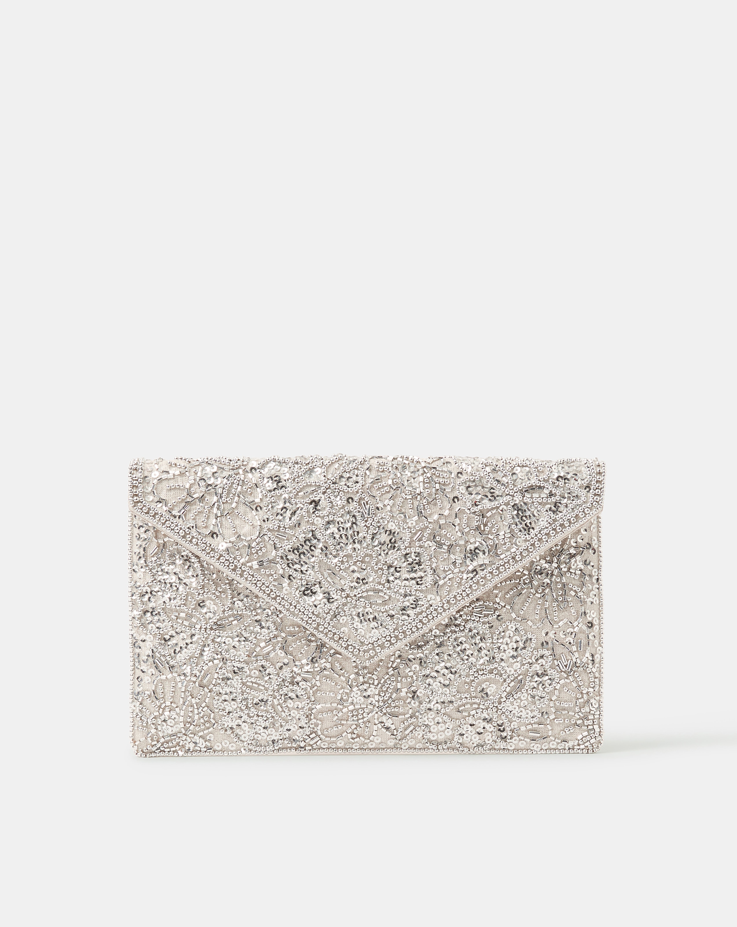 New In - Accessorize Floral Envelope Clutch Bag