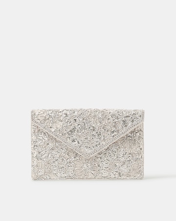 Accessorize Floral Envelope Clutch Bag