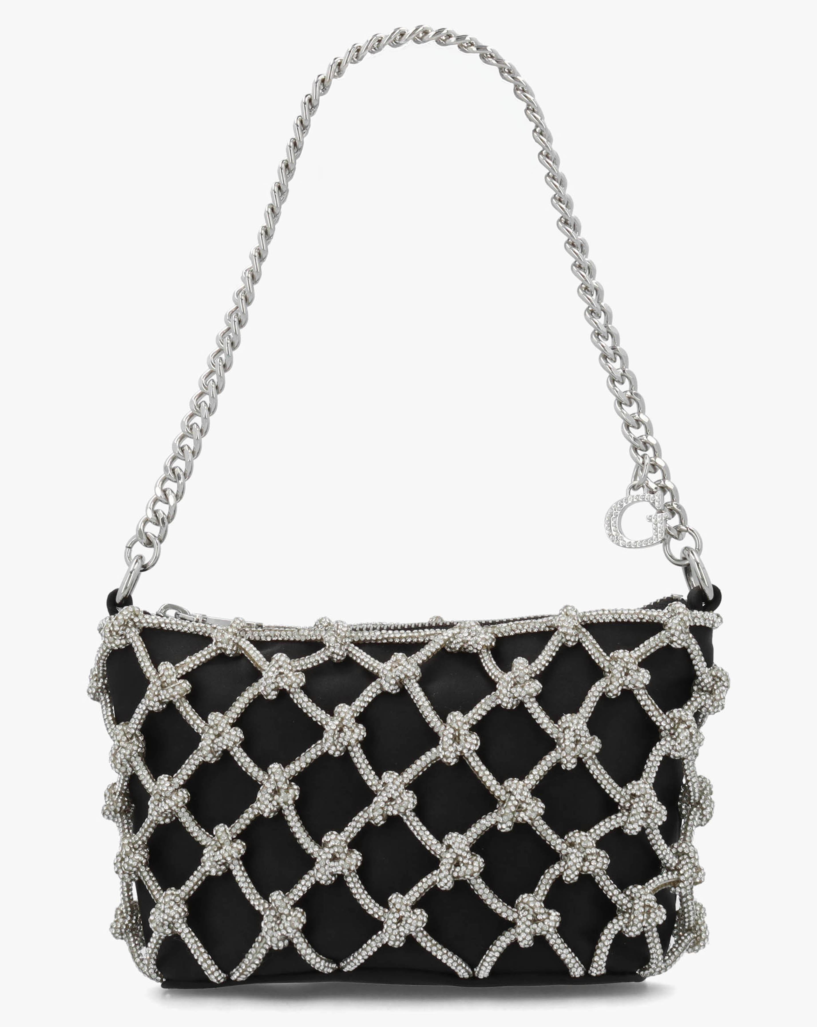 New In - Guess Zalina Diamante Knot Shoulder Bag